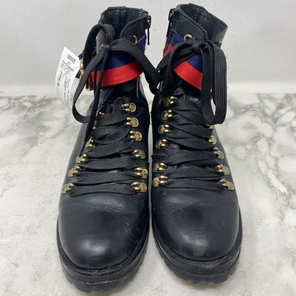 STEVE MADDEN WOMEN'S BOOTS black red navy 6