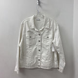 DEX WOMEN'S PLUS TOP white 2X