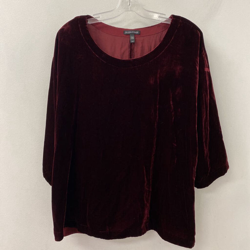 EILEEN FISHER WOMEN'S TOP red L