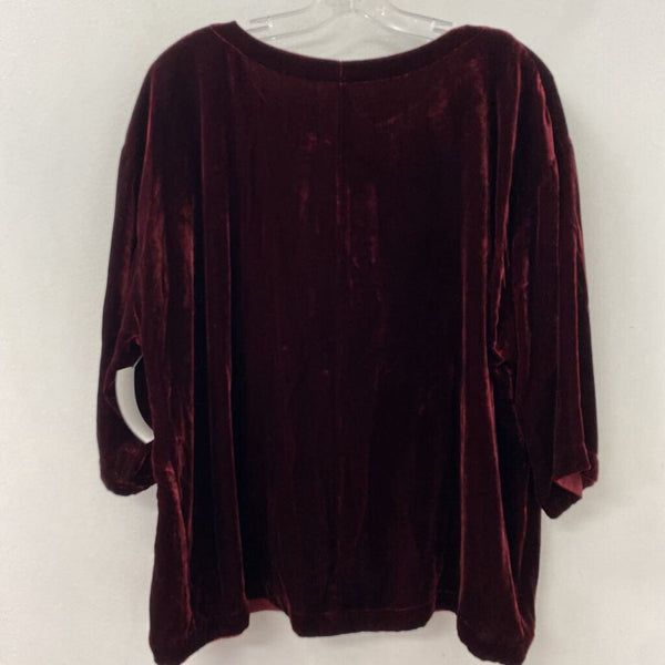 EILEEN FISHER WOMEN'S TOP red L