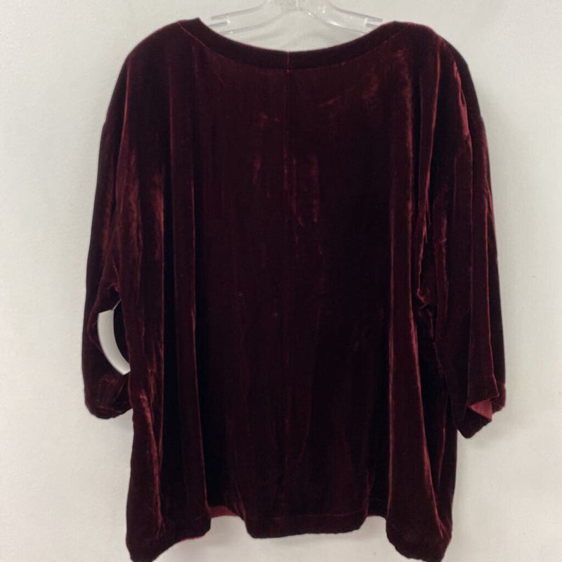 EILEEN FISHER WOMEN'S TOP red L