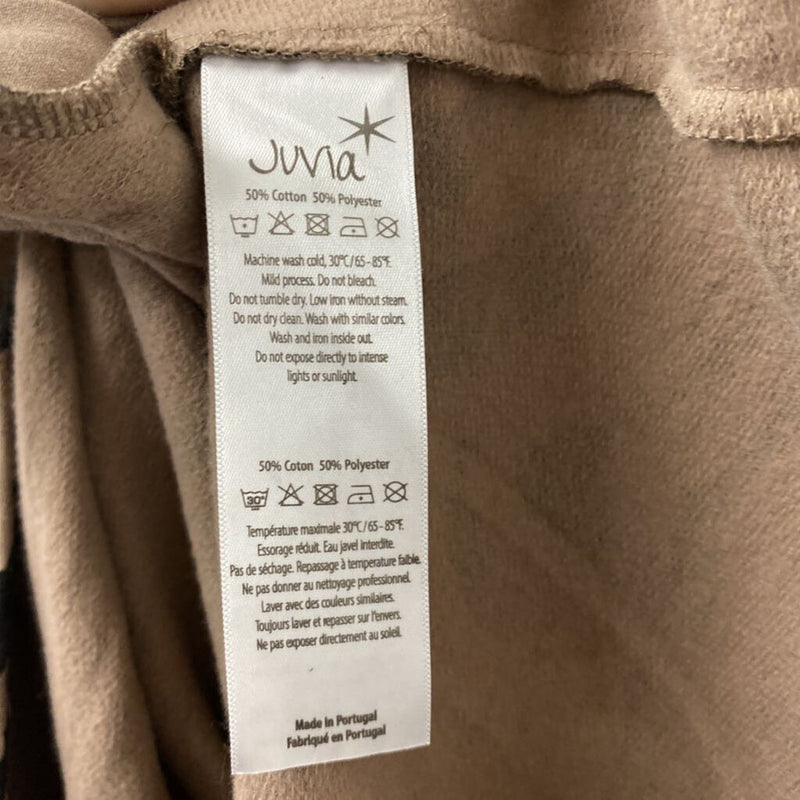 JUVIA WOMEN'S DRESS brown camel animal print L