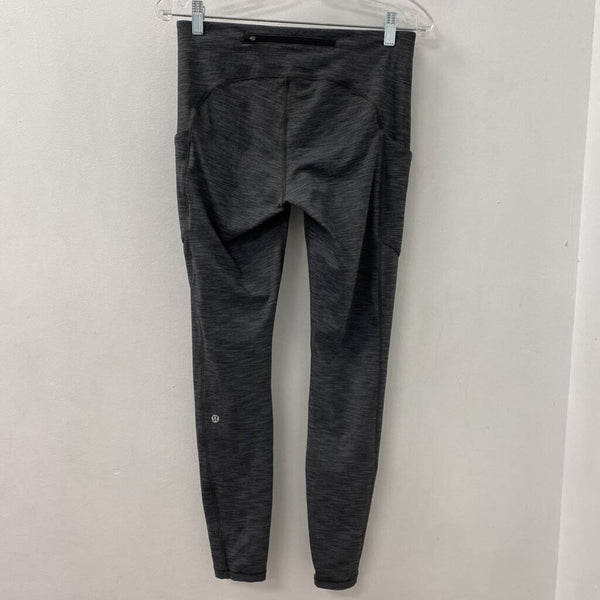 LULULEMON WOMEN'S ACTIVE BOTTOM grey marled 8