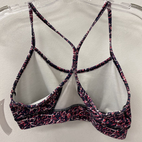 LULULEMON WOMEN'S ACTIVE BRA pink navy white 8