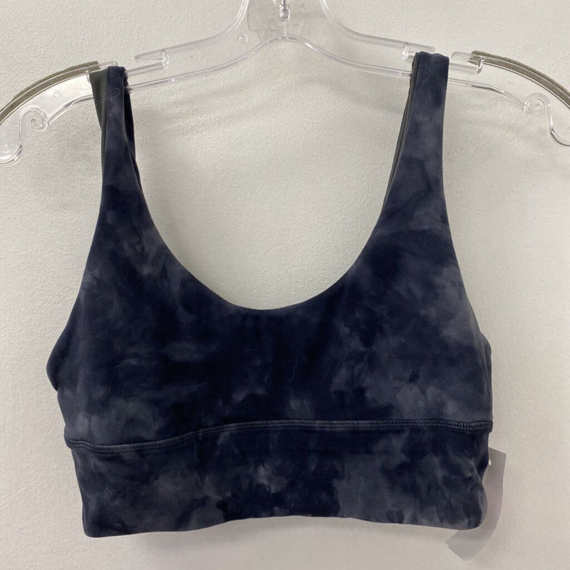 LULULEMON WOMEN'S ACTIVE BRA grey camo 8