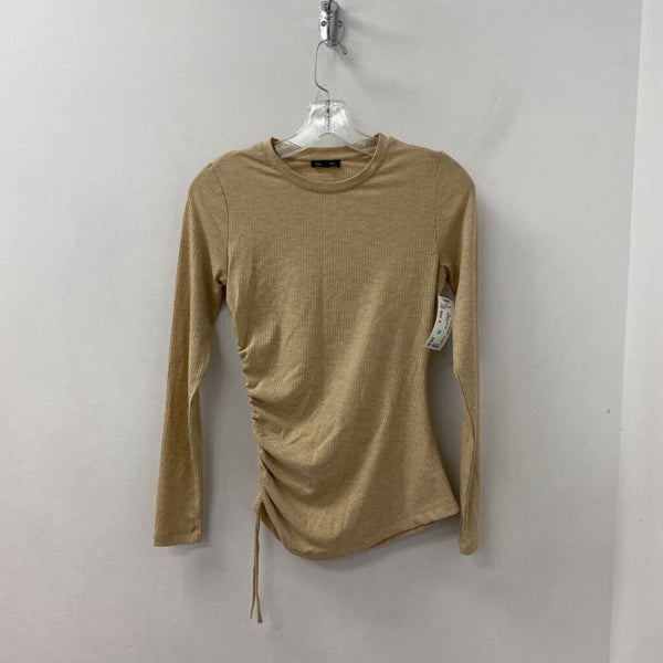 DYNAMITE WOMEN'S TOP tan S