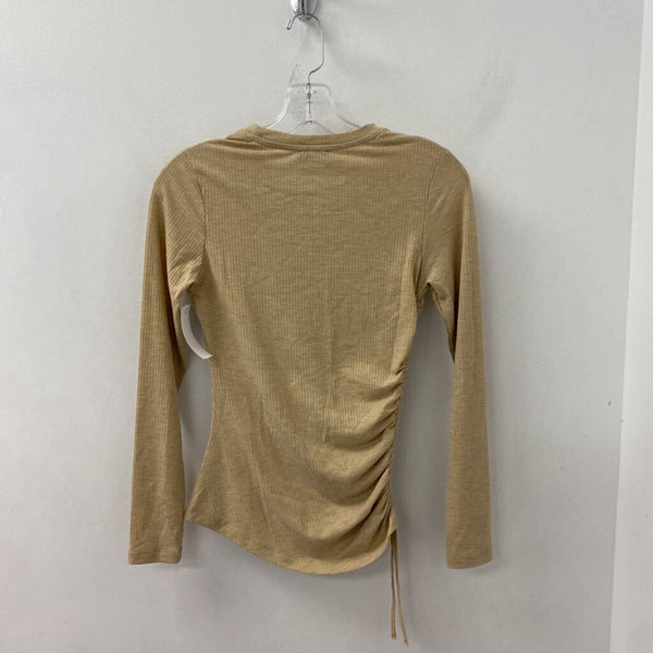 DYNAMITE WOMEN'S TOP tan S
