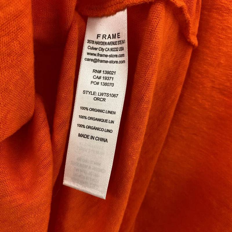 FRAME WOMEN'S T-SHIRT orange M