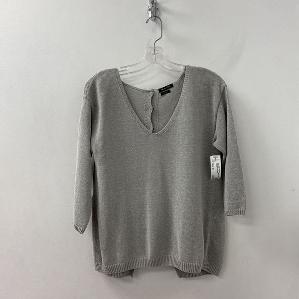 Massimo Dutti WOMEN'S SWEATER silver M