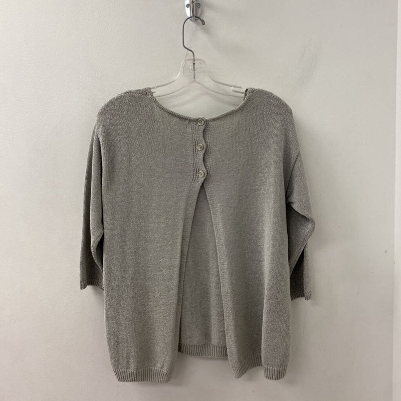 Massimo Dutti WOMEN'S SWEATER silver M