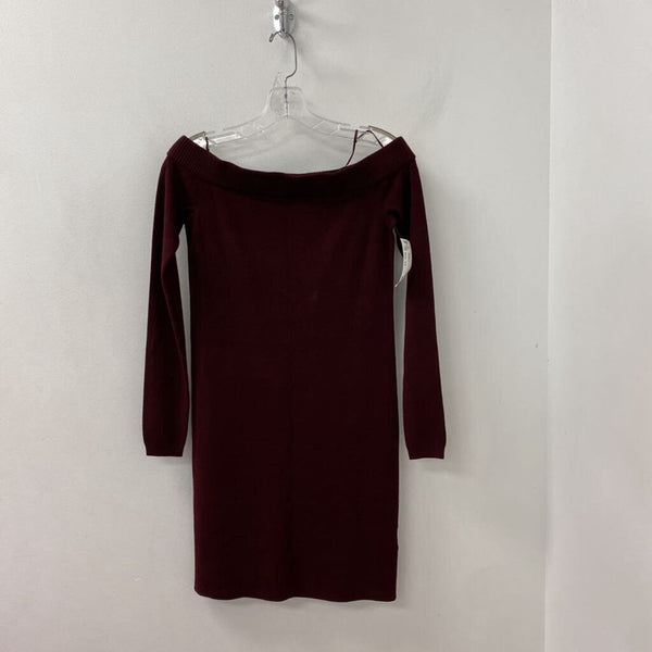 Club Monaco WOMEN'S DRESS bordeaux XS