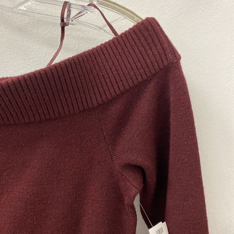 Club Monaco WOMEN'S DRESS bordeaux XS