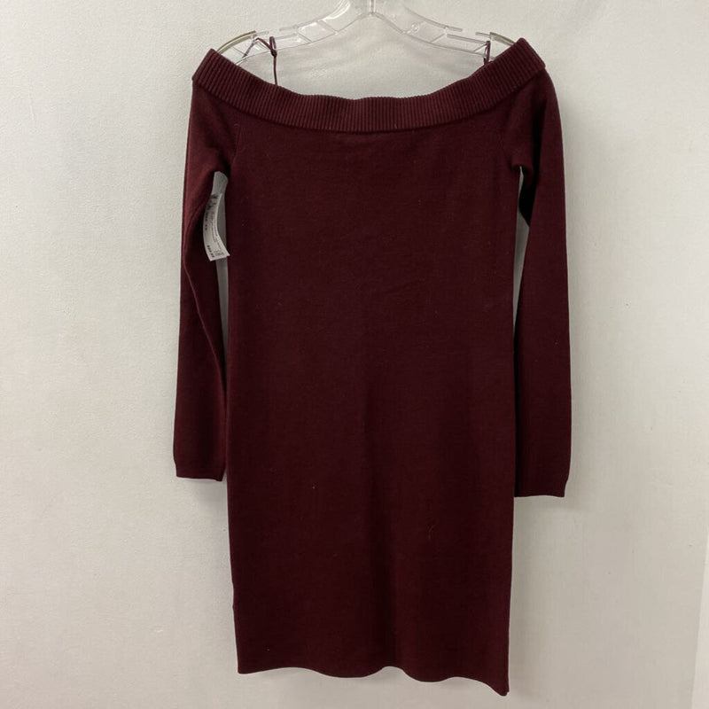 Club Monaco WOMEN'S DRESS bordeaux XS