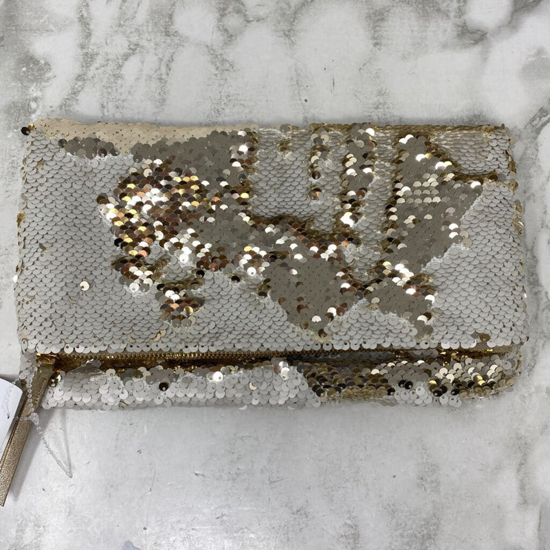 STELLA & DOT WOMEN'S WALLET/WRISTLET white gold