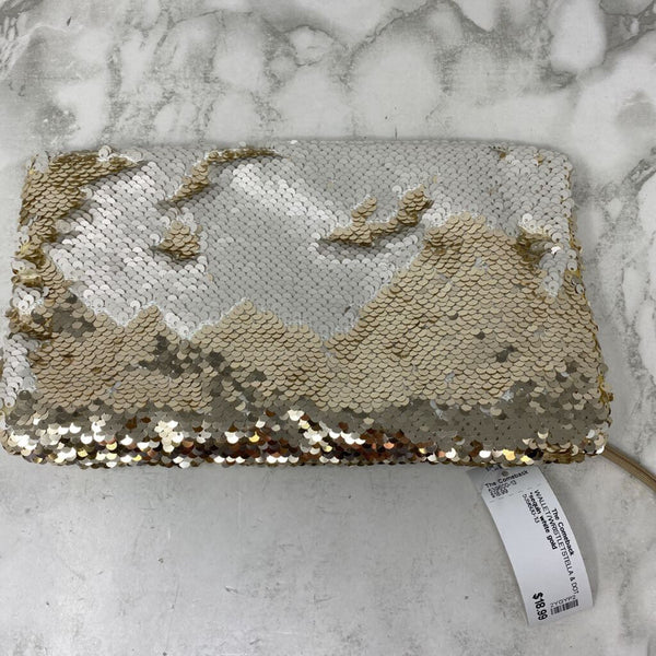 STELLA & DOT WOMEN'S WALLET/WRISTLET white gold