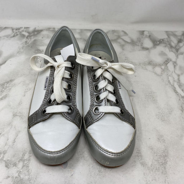MEPHISTO WOMEN'S SNEAKERS white silver 8