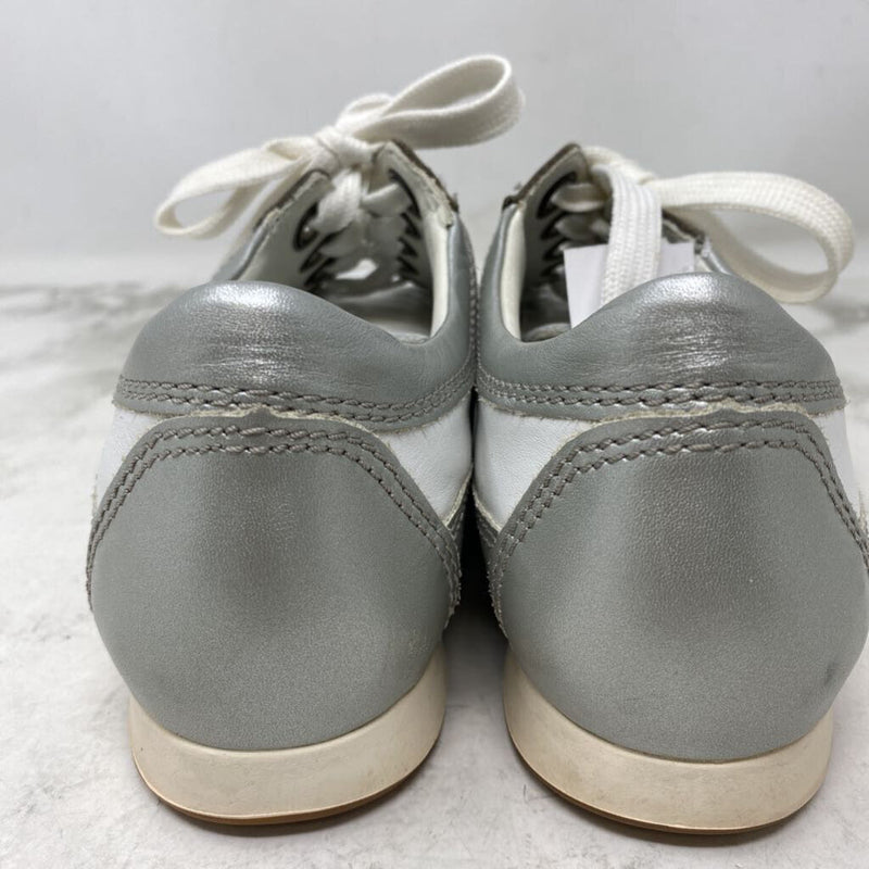 MEPHISTO WOMEN'S SNEAKERS white silver 8