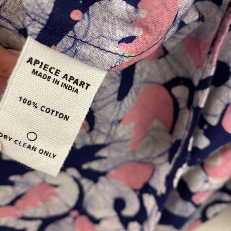 Apiece Apart New York WOMEN'S BLOUSE/SHIRT navy white pink M