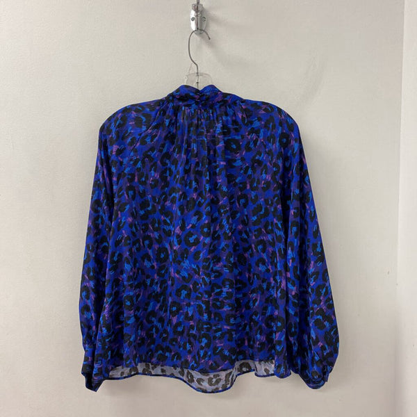 BA&SH WOMEN'S BLOUSE/SHIRT blue black pink M