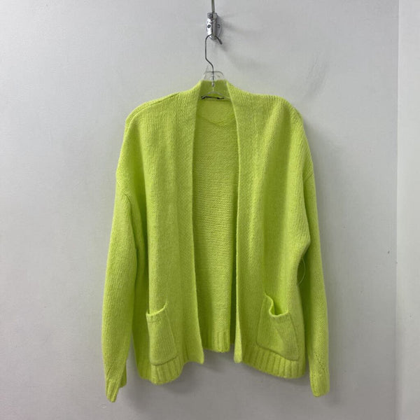 OLSEN WOMEN'S CARDIGAN lime L