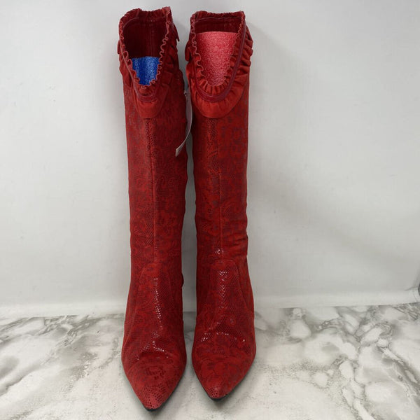 DIESEL WOMEN'S BOOTS red 39ish