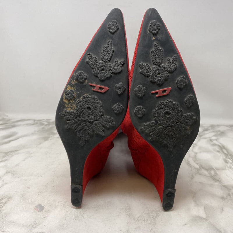 DIESEL WOMEN'S BOOTS red 39ish