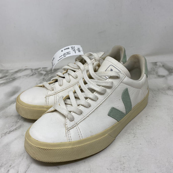 VEJA WOMEN'S SNEAKERS white green 8