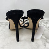 STUART WEITZMAN WOMEN'S HEELS black silver 10