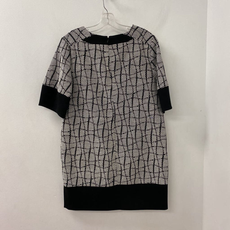 Banana Republic WOMEN'S DRESS black white 12