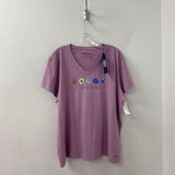 LIFE IS GOOD WOMEN'S T-SHIRT lilac XXL