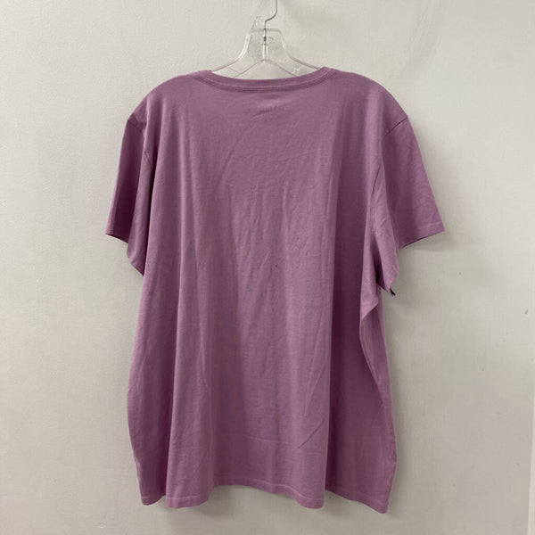 LIFE IS GOOD WOMEN'S T-SHIRT lilac XXL