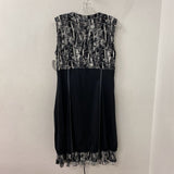 JOSEPH RIBKOFF WOMEN'S DRESS black white 10