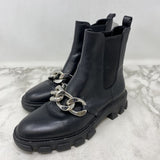 MICHAEL/Michael Kors WOMEN'S BOOTS black silver 6