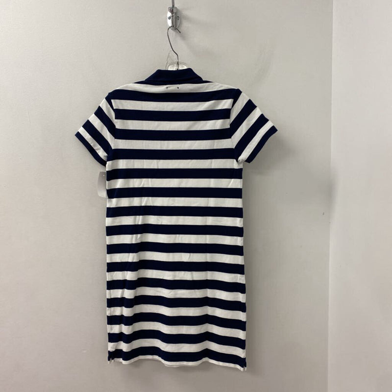 POLO ralph lauren WOMEN'S DRESS navy white M