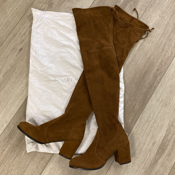 STUART WEITZMAN WOMEN'S FOOTWEAR camel 8