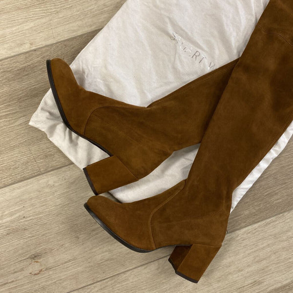 STUART WEITZMAN WOMEN'S FOOTWEAR camel 8