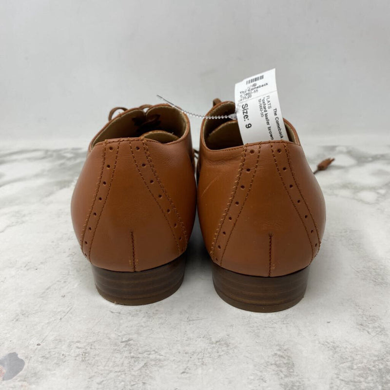 J CREW WOMEN'S FLATS brown 9