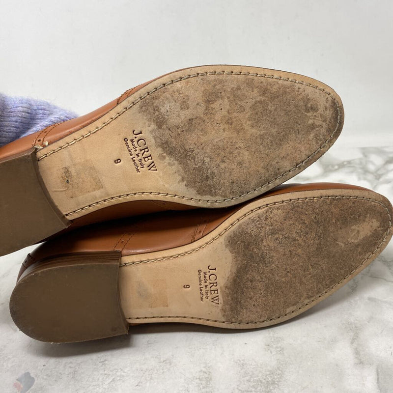 J CREW WOMEN'S FLATS brown 9