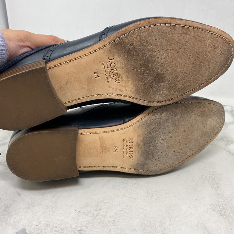 J CREW WOMEN'S FLATS navy 8.5