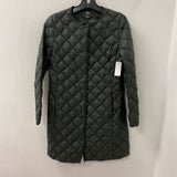 UNIQLO WOMEN'S COAT dark forest green M