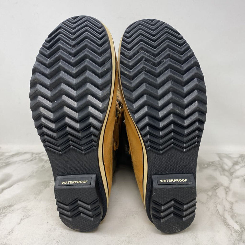 SOREL WOMEN'S BOOTS WINTER olive green tan 10