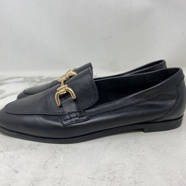 ZARA WOMEN'S FLATS black gold 36