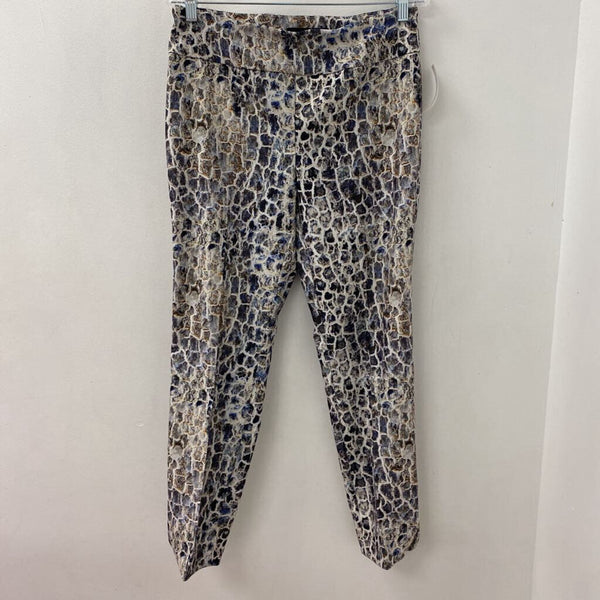 UP! WOMEN'S PANTS white grey blue 10