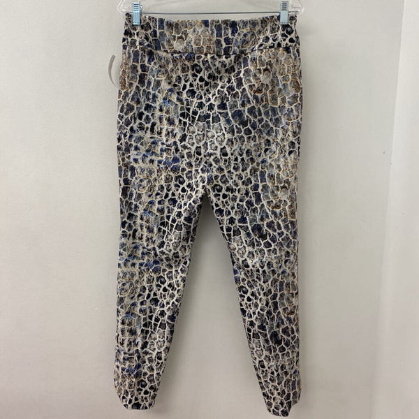 UP! WOMEN'S PANTS white grey blue 10