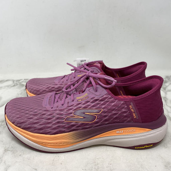 SKECHERS WOMEN'S SNEAKERS pink orange white 9