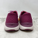 SKECHERS WOMEN'S SNEAKERS pink orange white 9