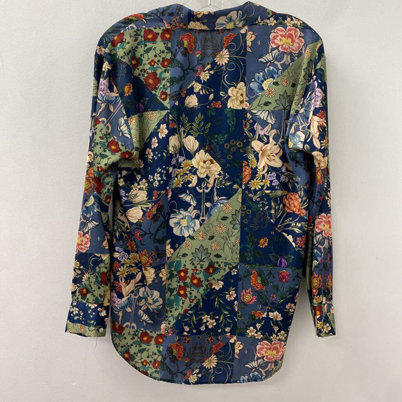 ZARA WOMEN'S BLOUSE/SHIRT multi colour floral M