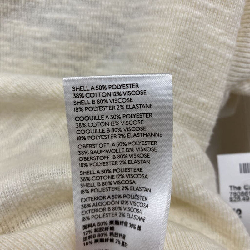 PILCRO WOMEN'S TOP cream grey XS