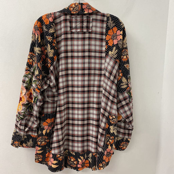WE THE FREE WOMEN'S BLOUSE/SHIRT floral plaid S