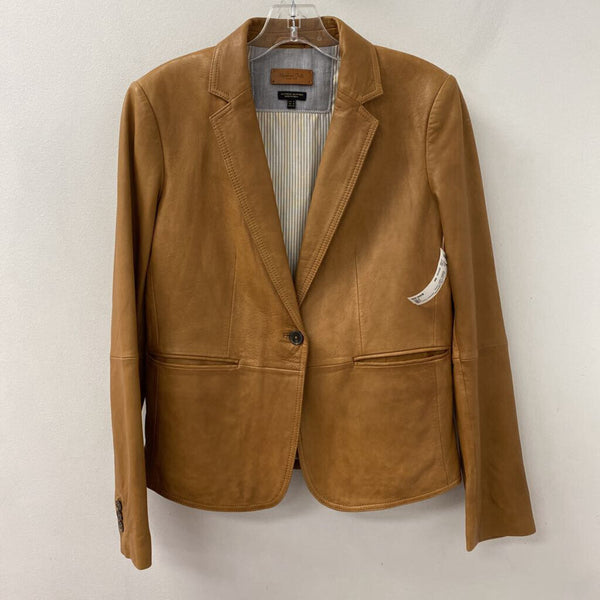 Massimo Dutti WOMEN'S BLAZER/JACKET camel M